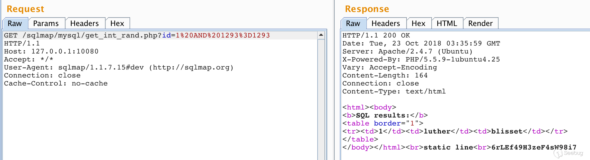 布爾盲注案例圖
