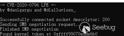 CVE-2020-0796 Windows SMBv3 LPE Exploit POC Analysis - 知道创宇