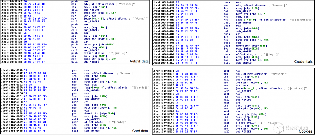 竊取瀏覽器的數據