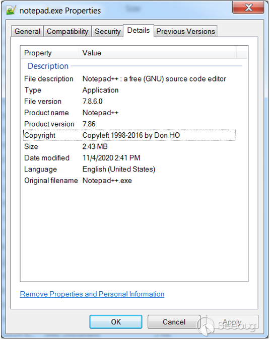 圖2-記事本屬性