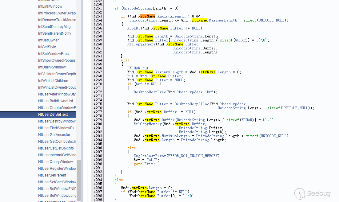 Microsoft Windows Win32k 本地提权漏洞分析（CVE