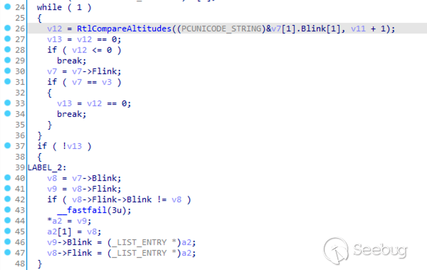 5.逆向分析ObpInsertCallbackByAltitude