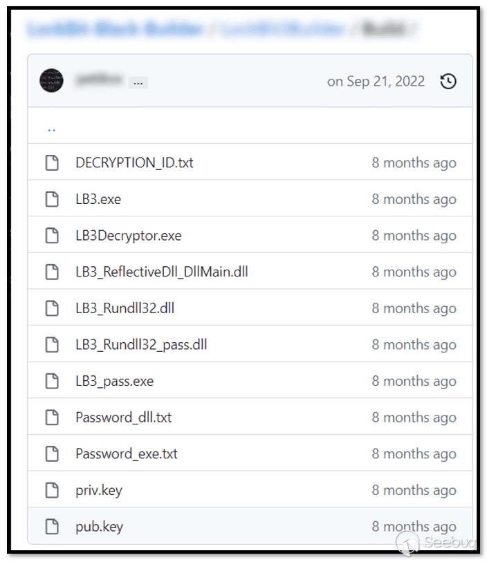 Lockbit builder uploaded to GitHub