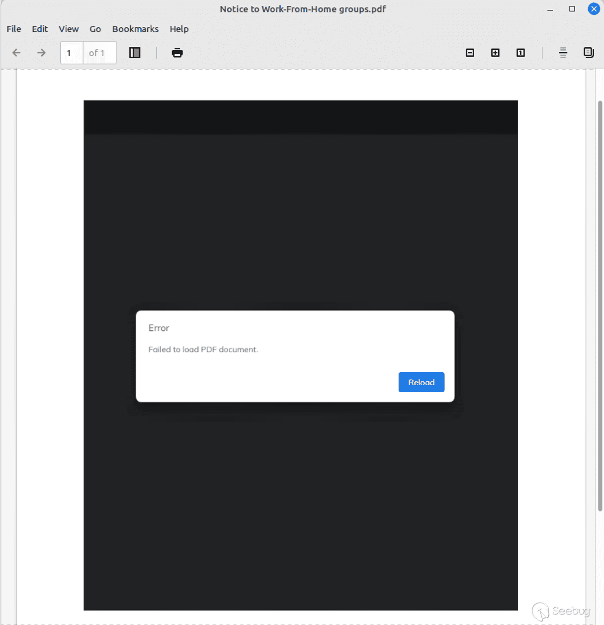 Figure 2: Decoy document “Notice to Work-From-Home groups.pdf.”